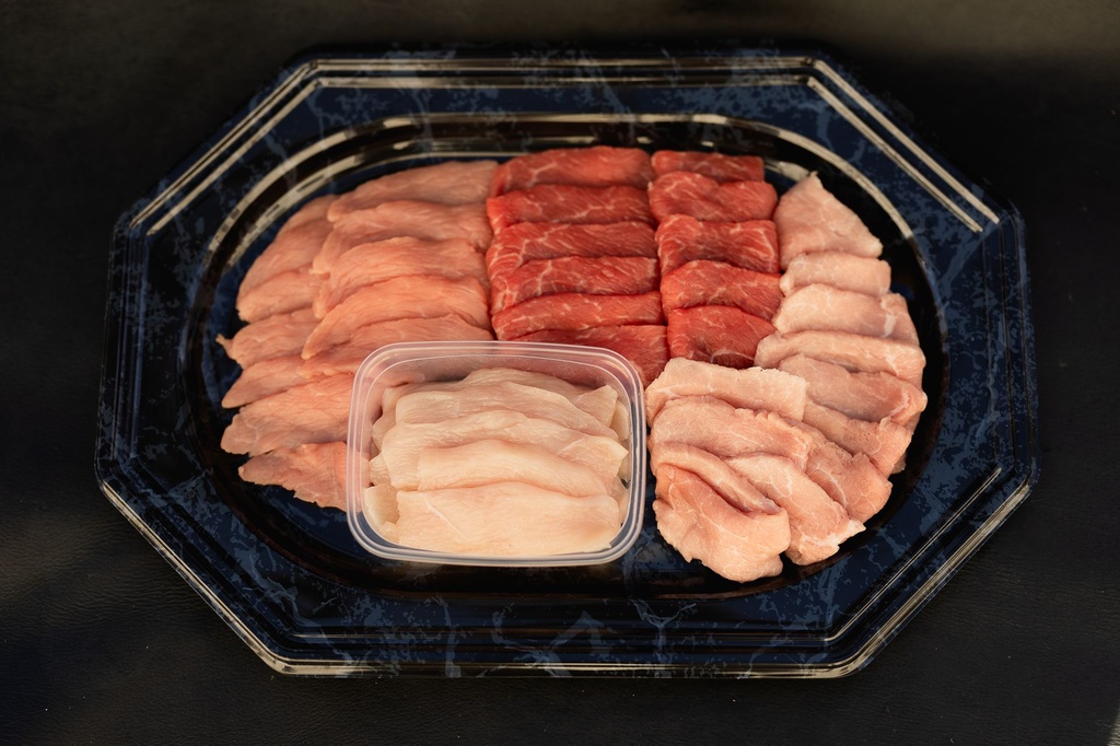 4er Rindshuft, Kalbshuft, Schweinseckstück, Pouletbrust